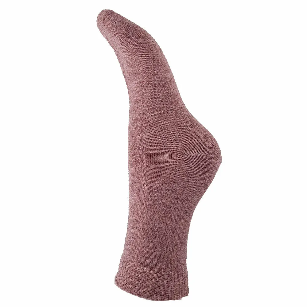 3 pairs of Ladies Plain wool blend socks