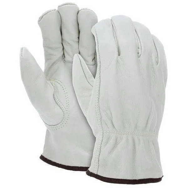 32801M MCR Safety Thermal Lined, CV Grade, Cowhide Drivers Gloves, Medium, Beige