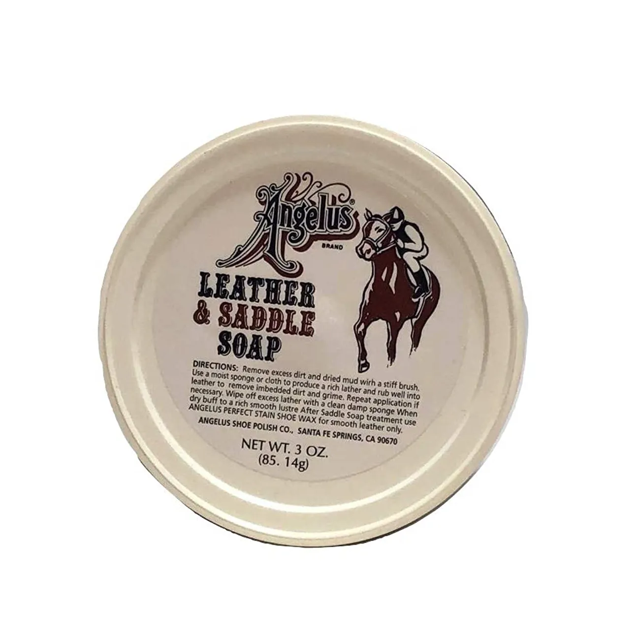 Angelus Saddle Soap 3 OZ.#ANSS3