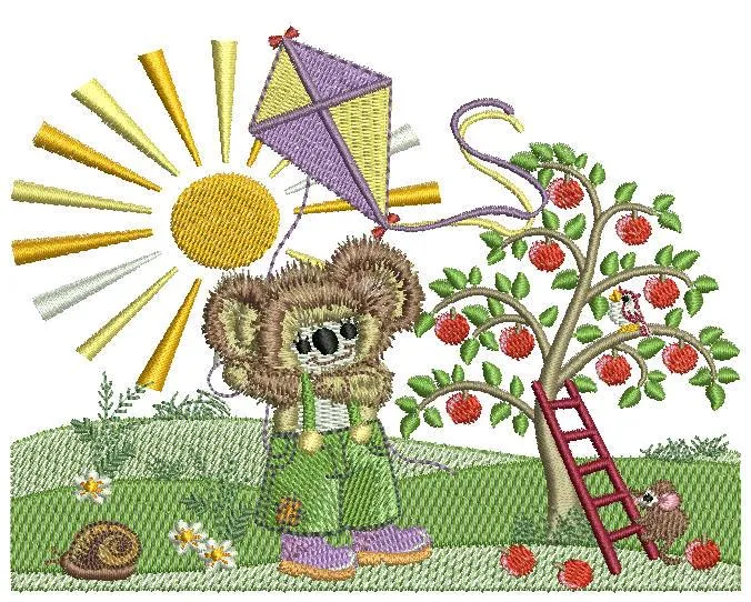 Apple Harvest Fuzzy Boy