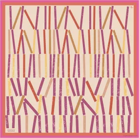 Armine Geometric Silk Scarf #50