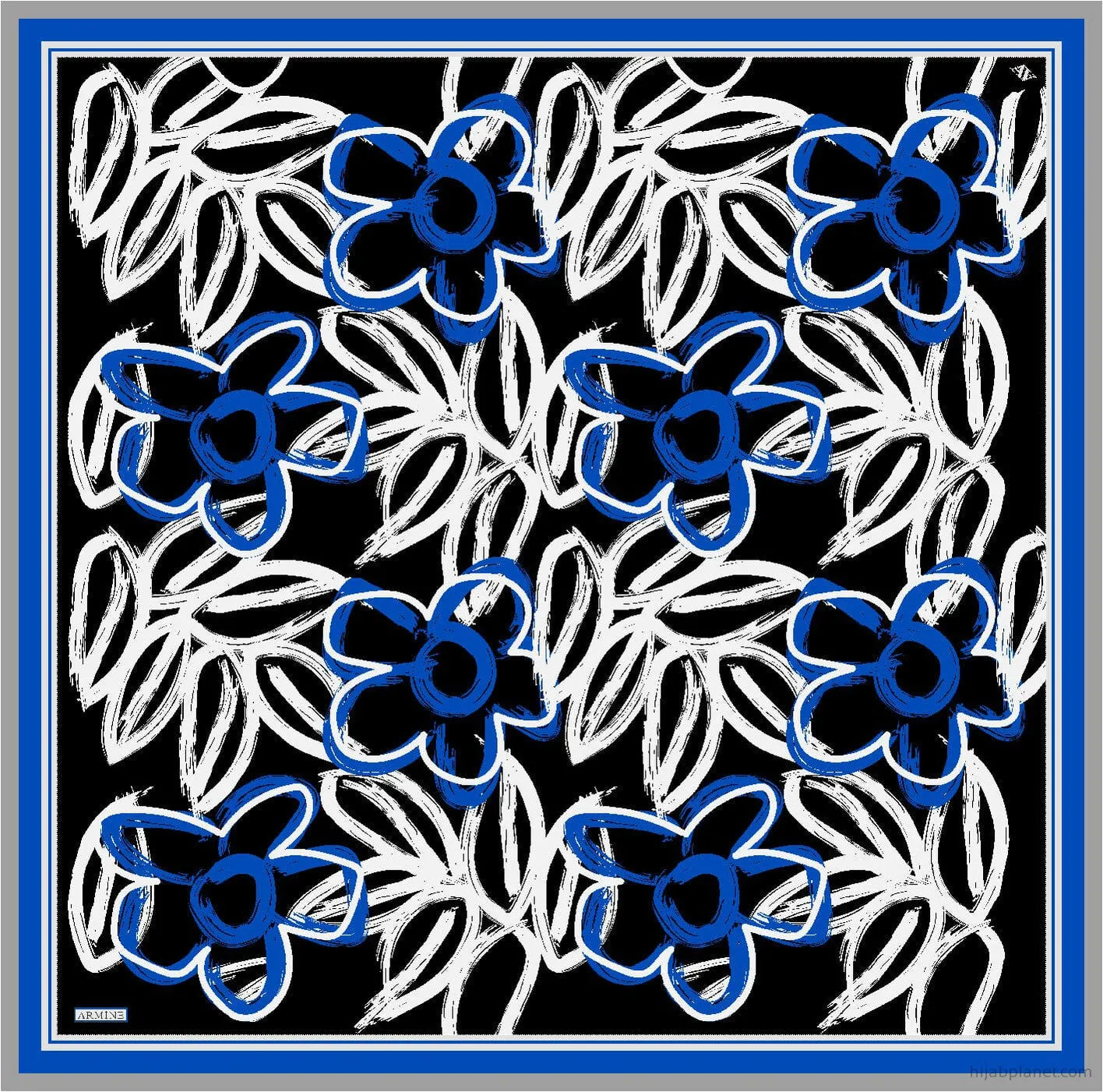 Armine Mira Floral Silk Scarf #3