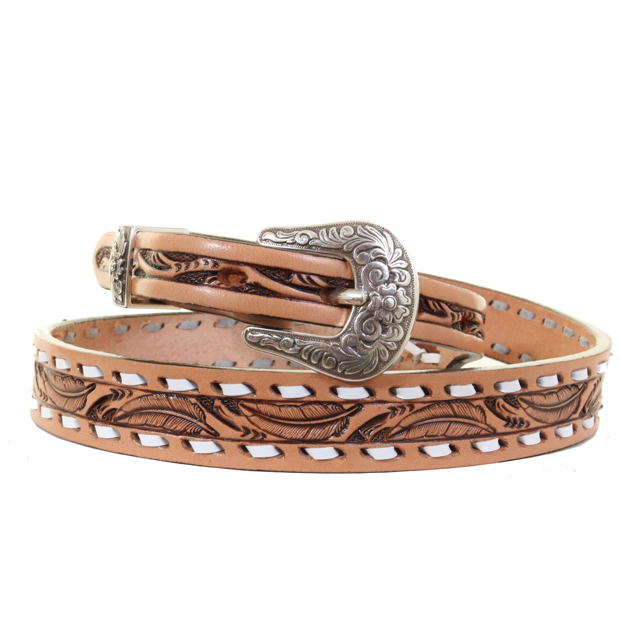 B1207 - Natural Leather Belt