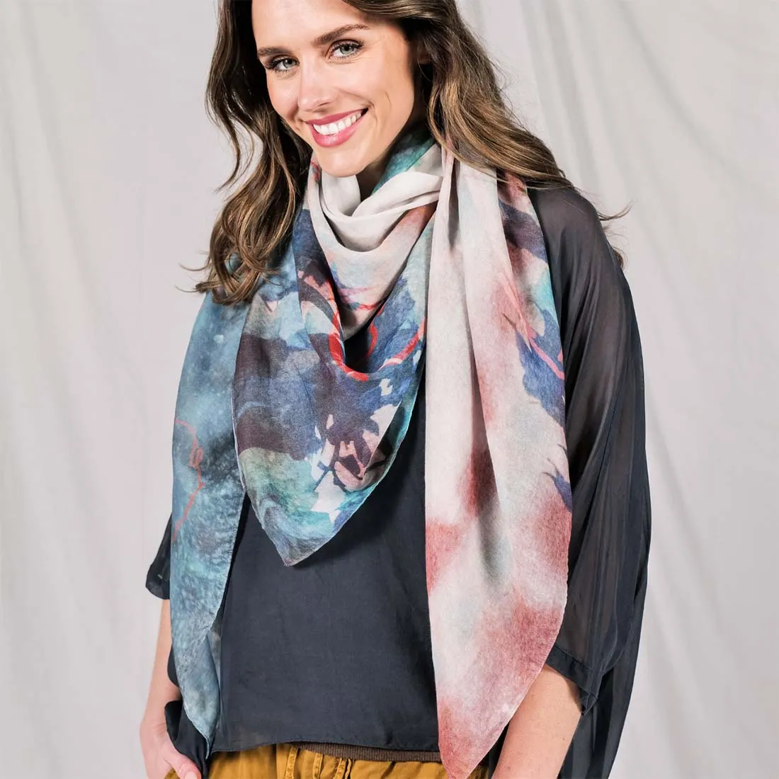 Bare Silk Cotton Scarf