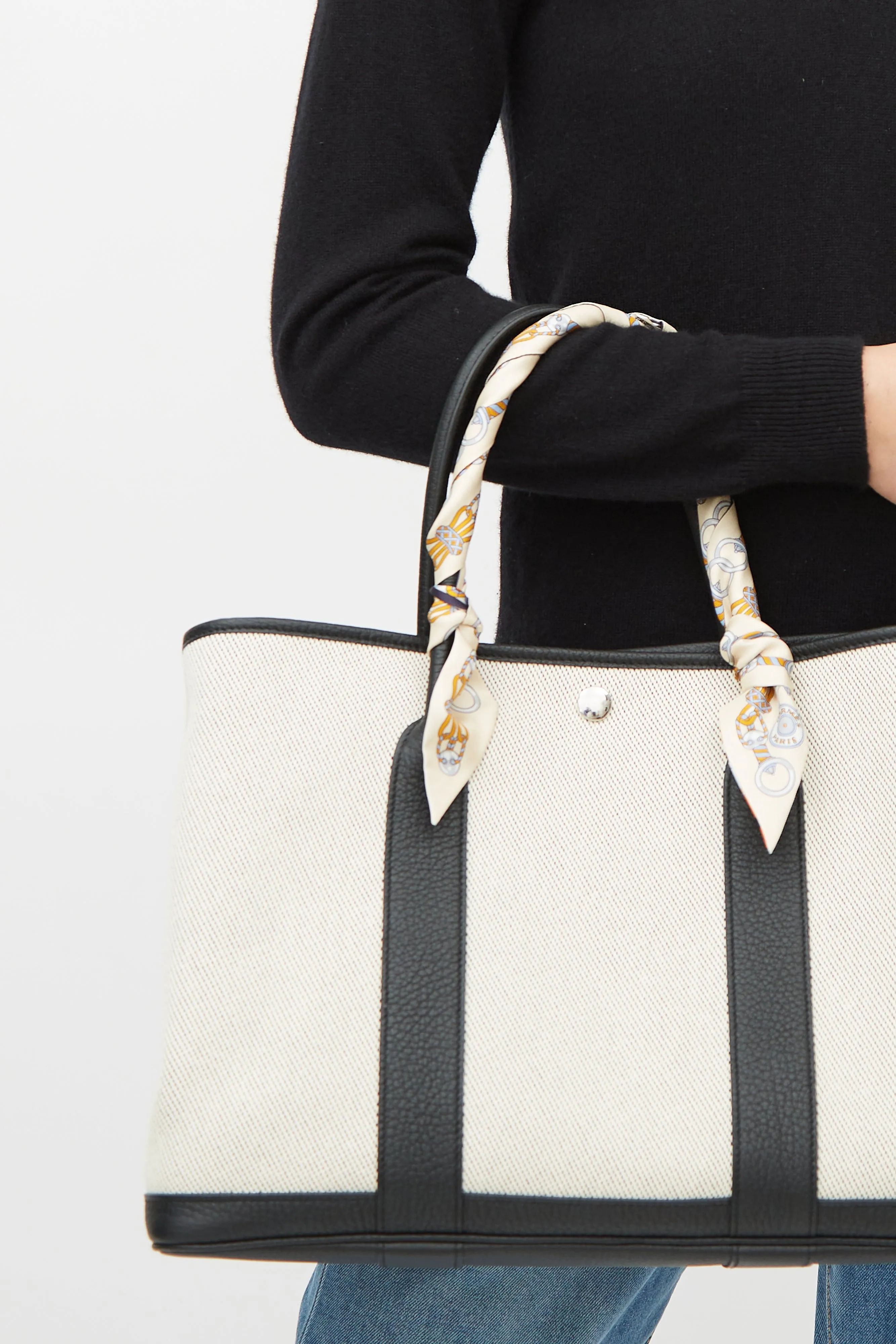 Beige & Multi Silk Harnais En Rosace Twilly