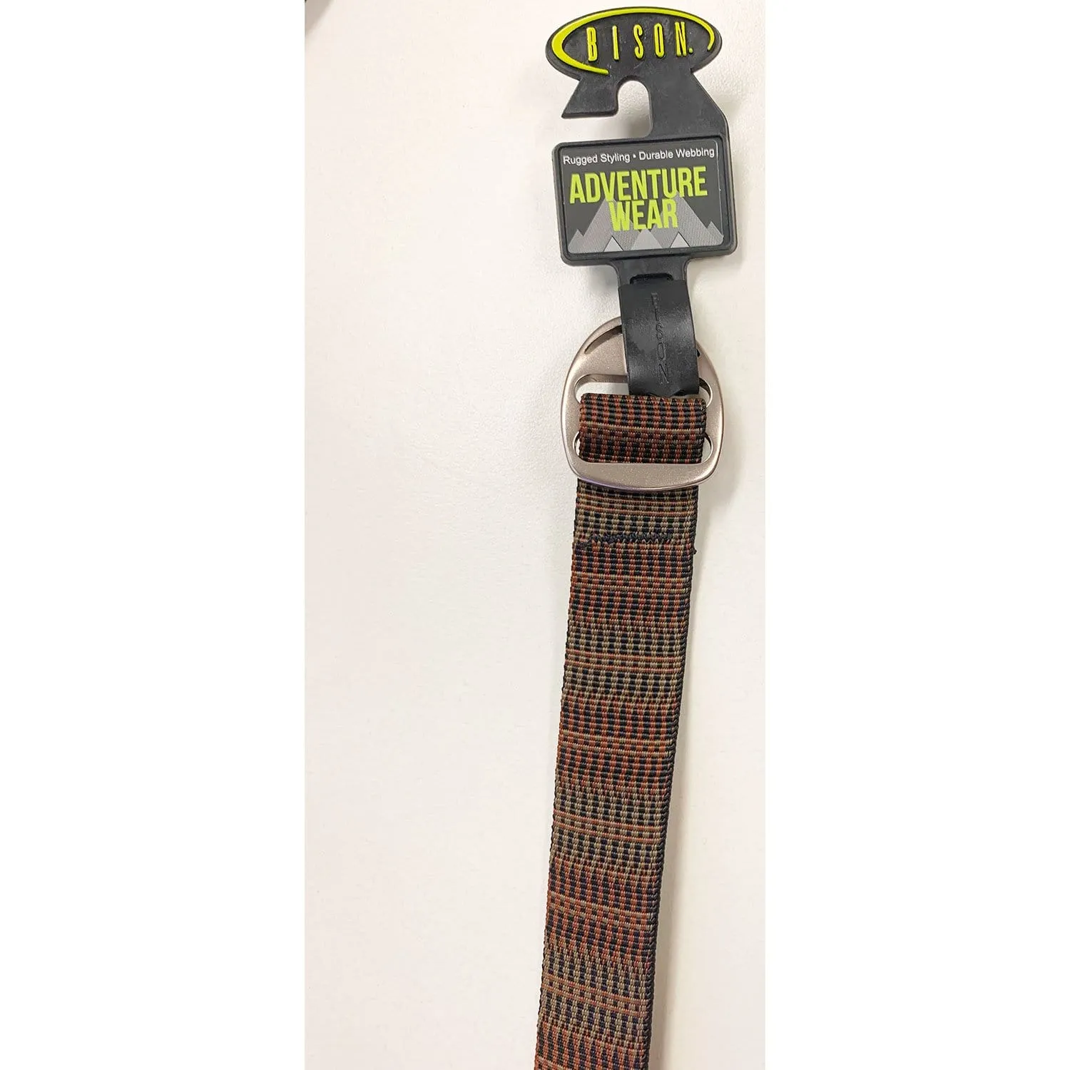 Bison Designs 30MM Rattan Rust Crescent Belt