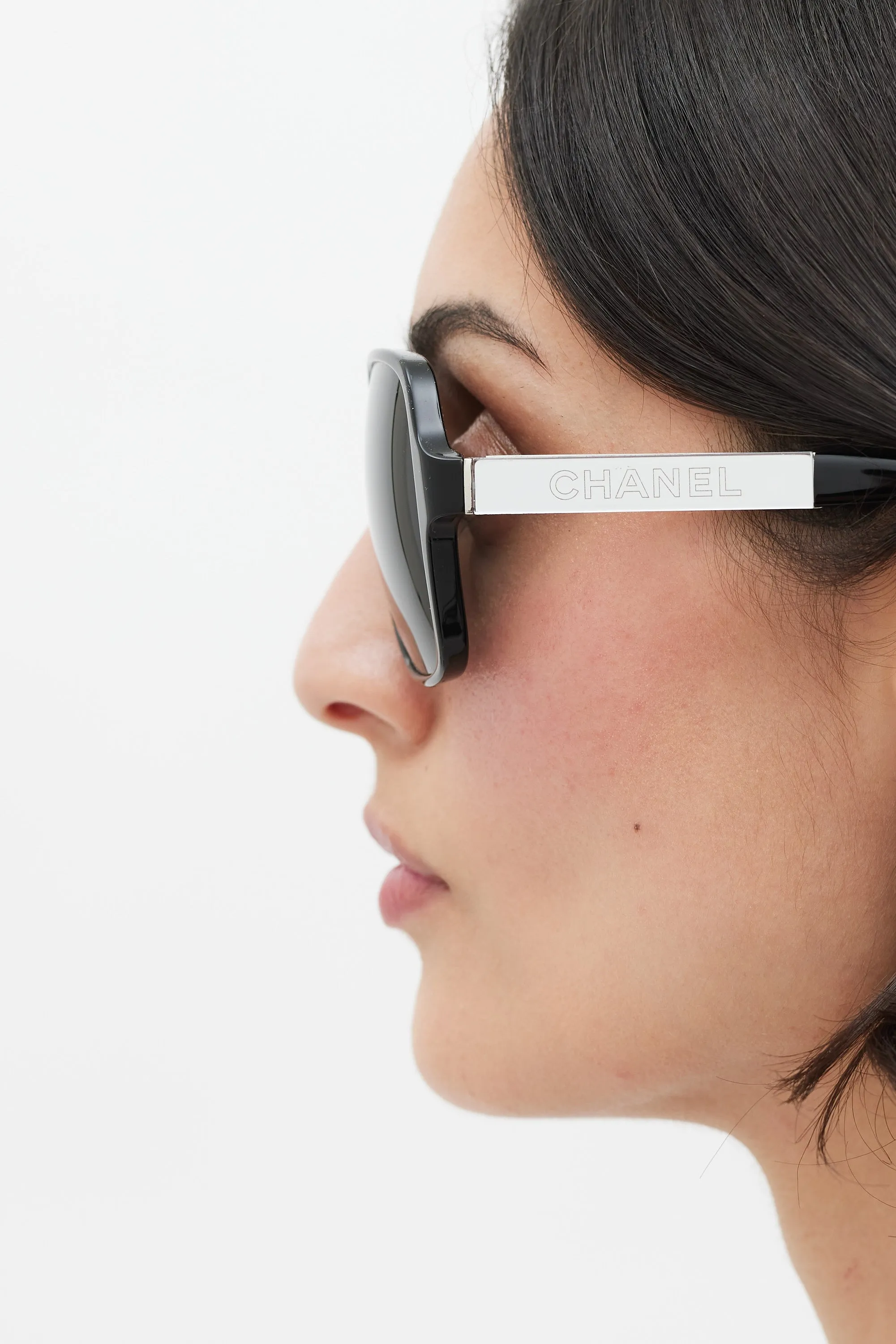 Black Oversized 5168 Collection Miroir Sunglasses