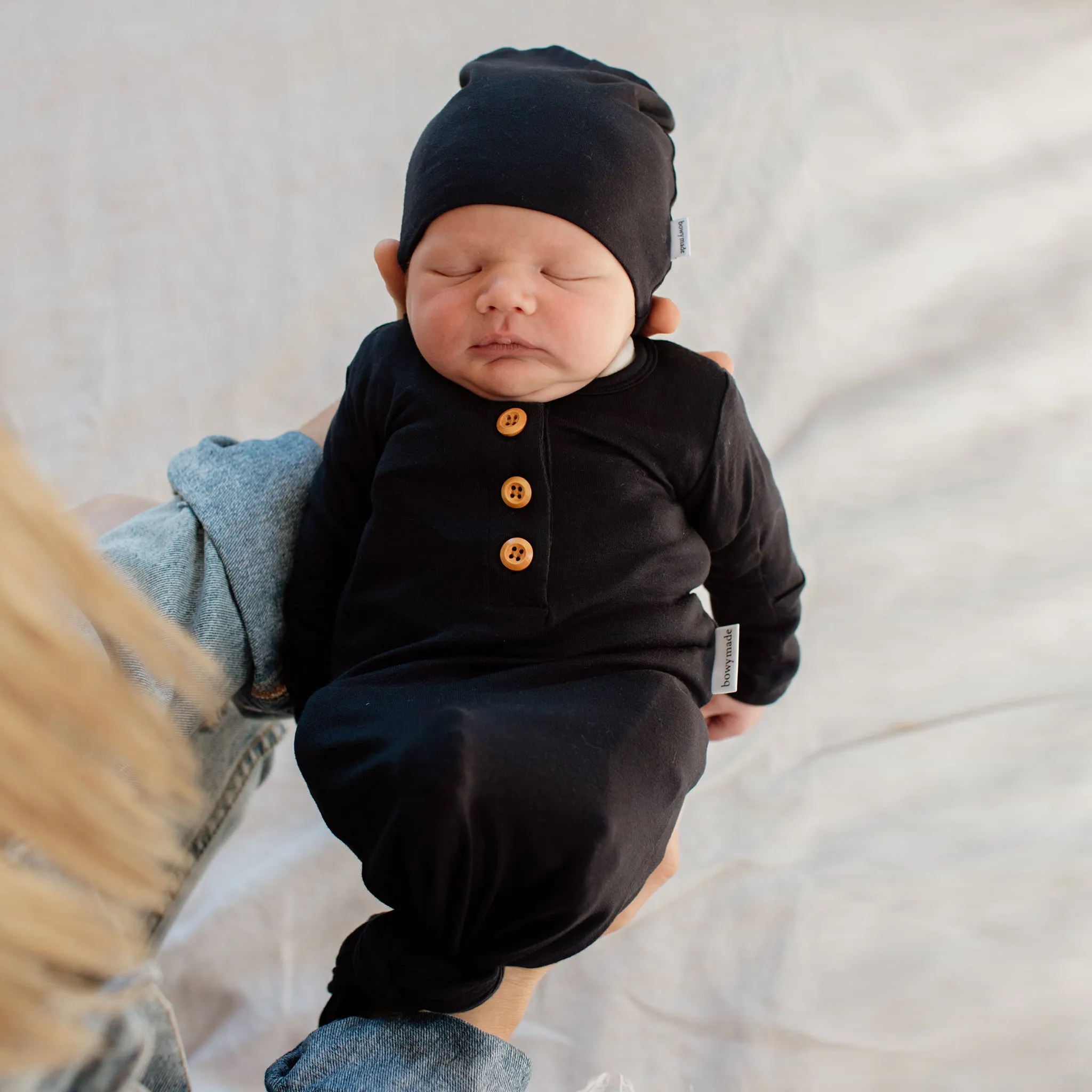 Bowy Slouch Beanie - Navy