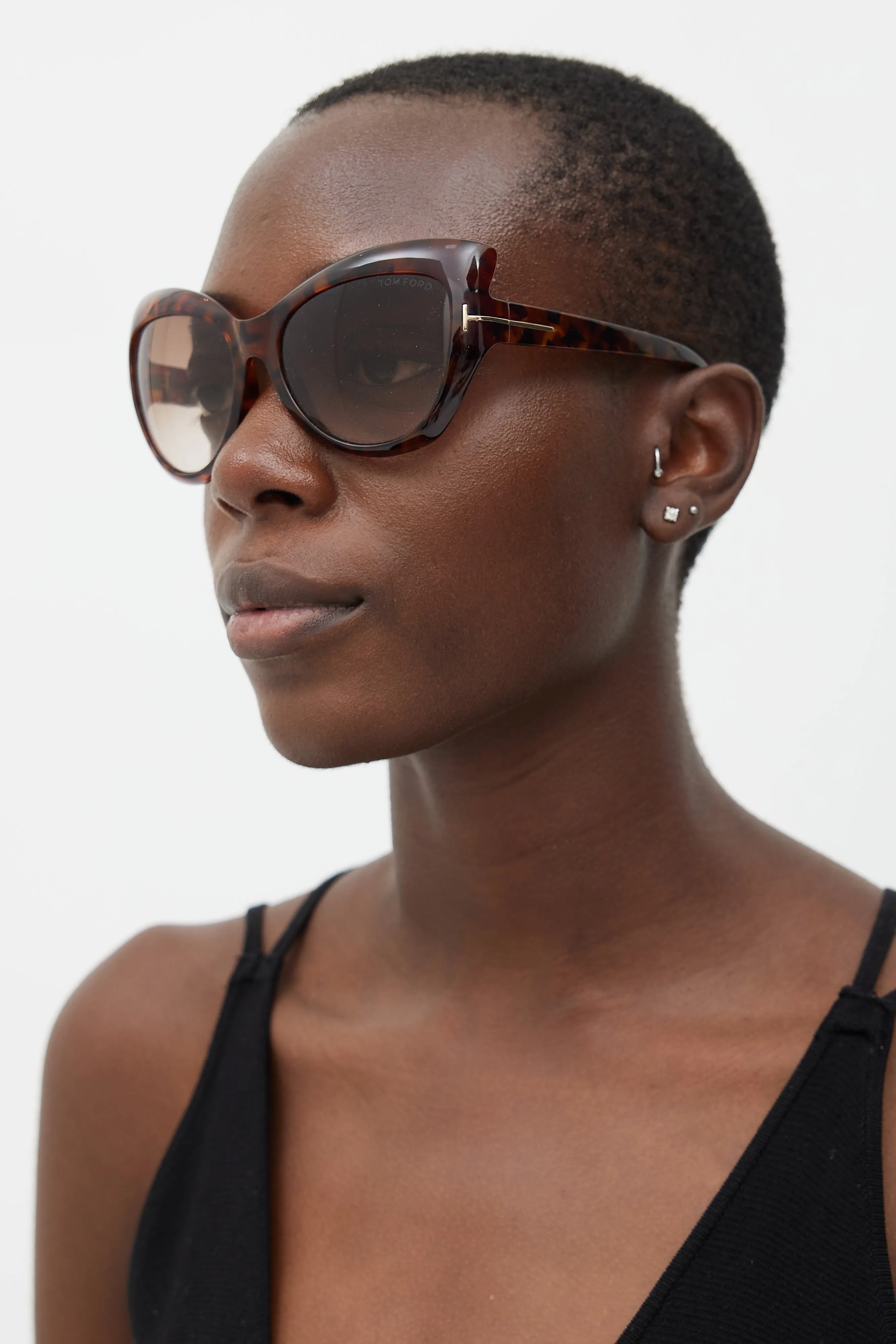 Brown Bardot TF284 Oversized Sunglasses