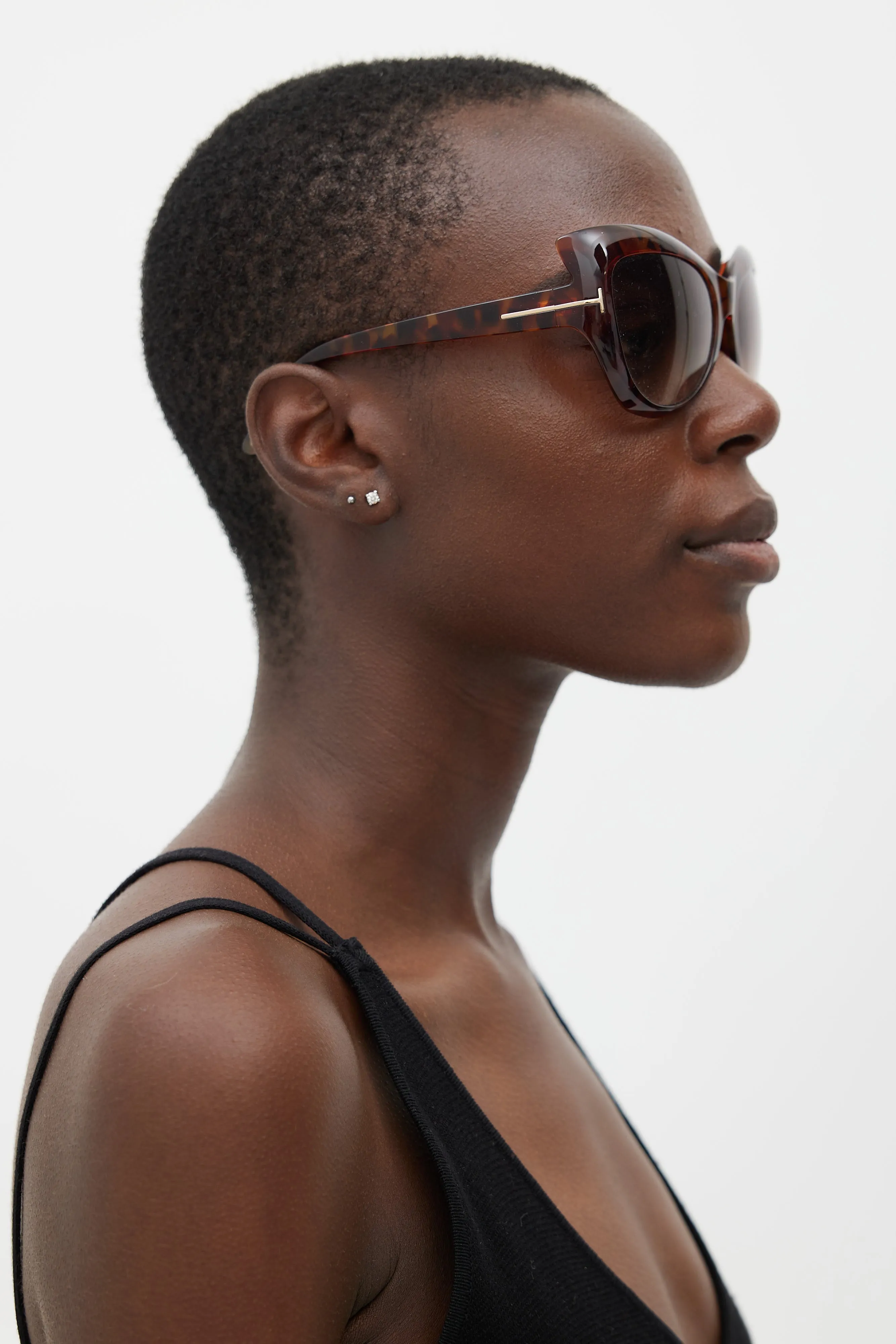 Brown Bardot TF284 Oversized Sunglasses