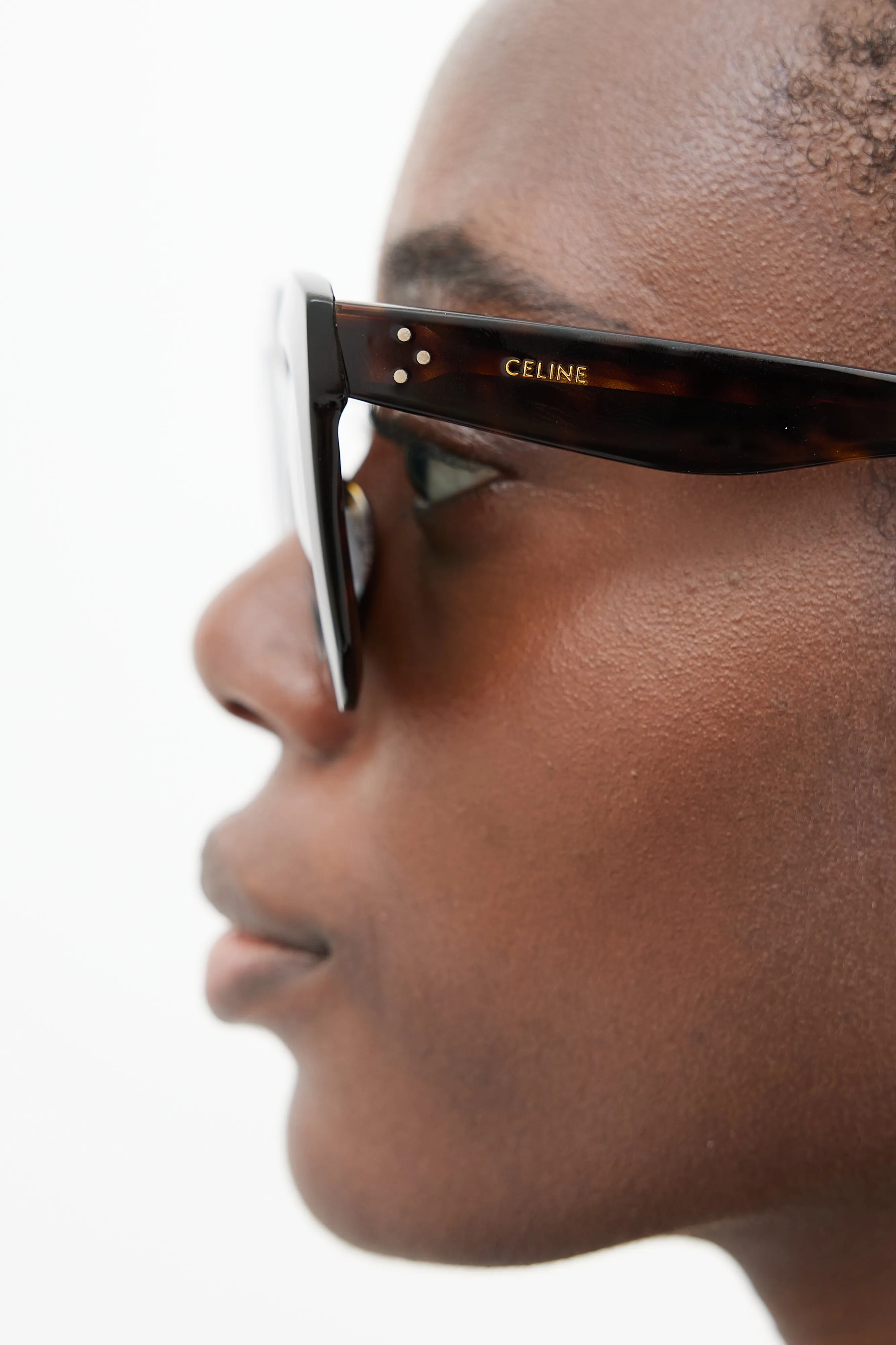 Brown CL4005IN Oversized Square Sunglasses