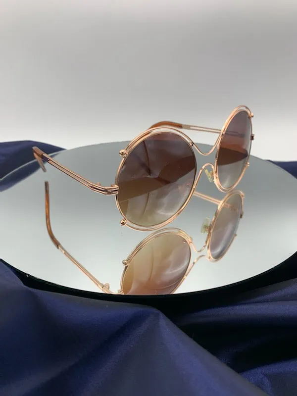 Brown Oversized "Sistah" Sunglasses