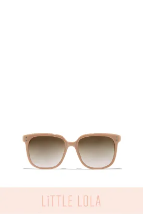 Celina Kids Oversized Sunglasses - Clear/Nude