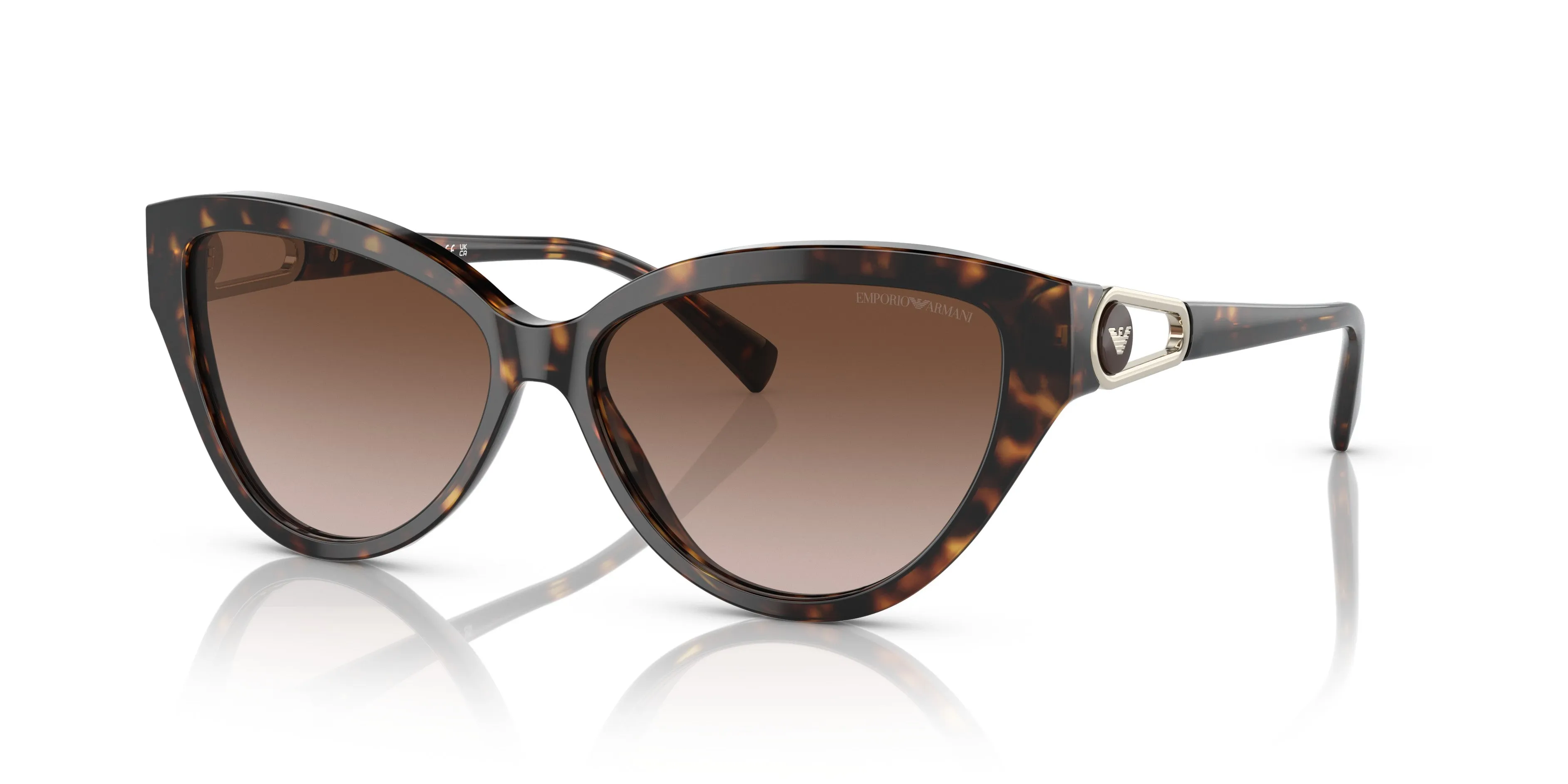 Emporio Armani 0EA4192 502613 Shiny havana Cat eye Sunglasses