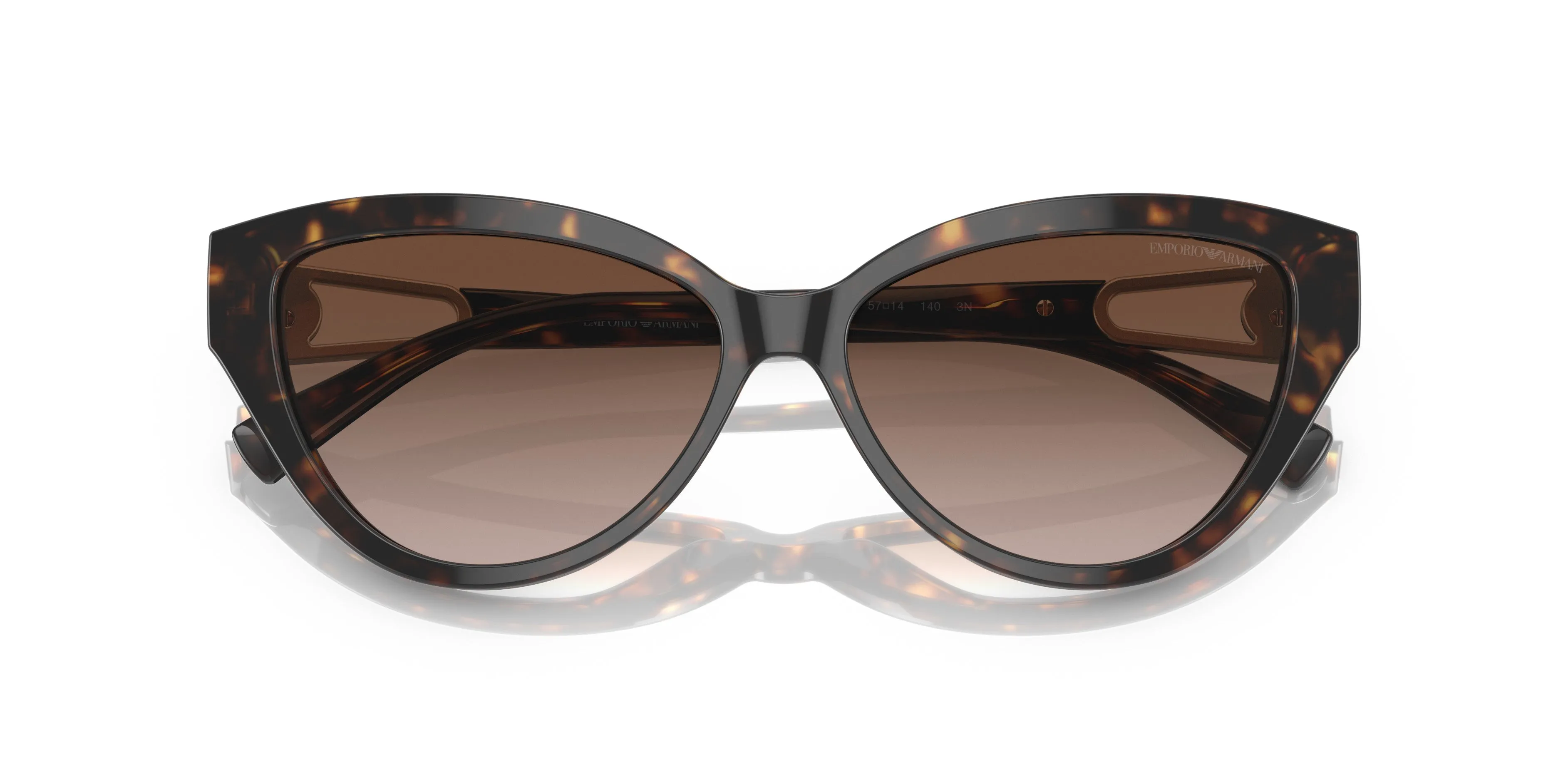 Emporio Armani 0EA4192 502613 Shiny havana Cat eye Sunglasses