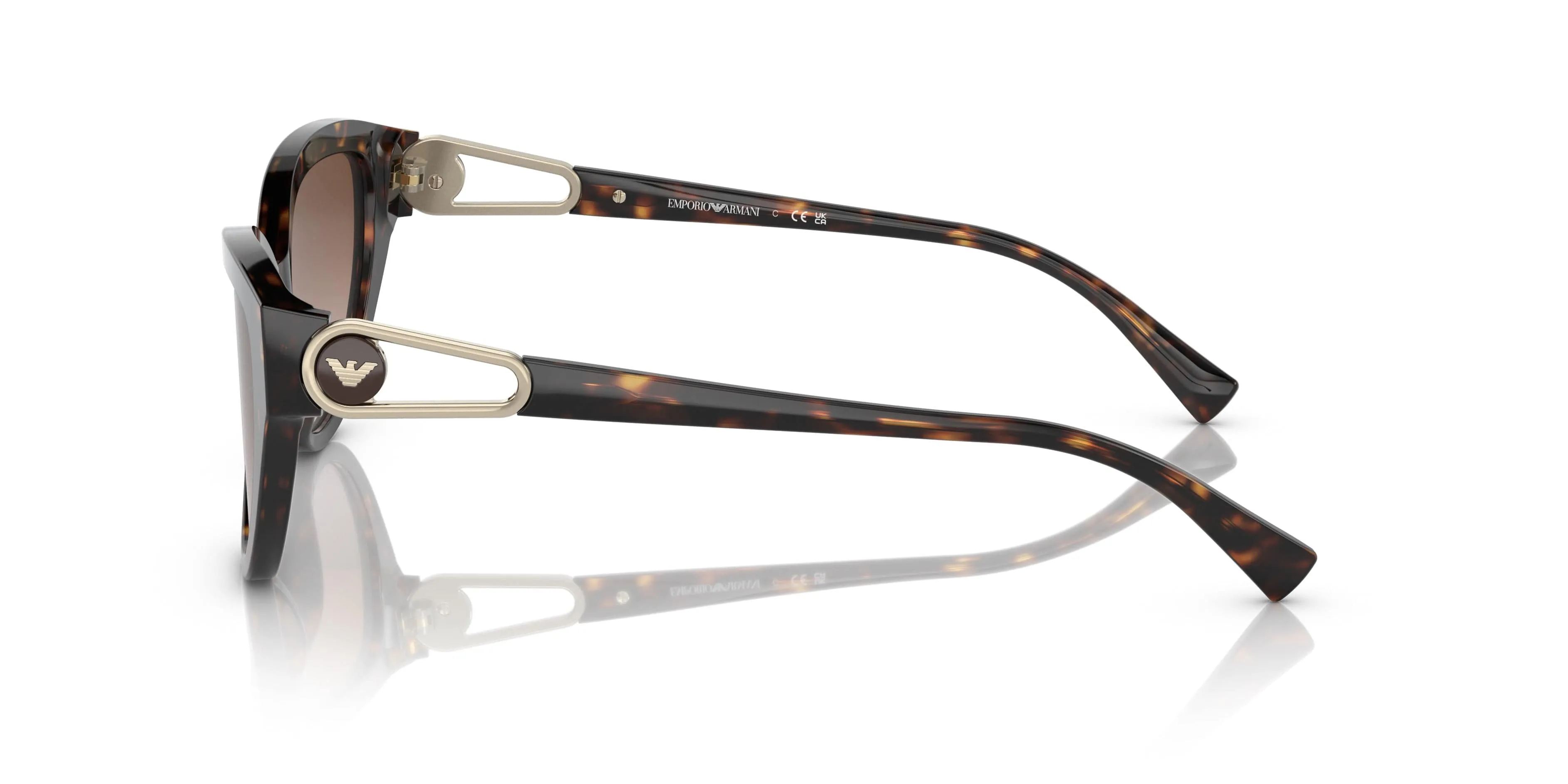 Emporio Armani 0EA4192 502613 Shiny havana Cat eye Sunglasses