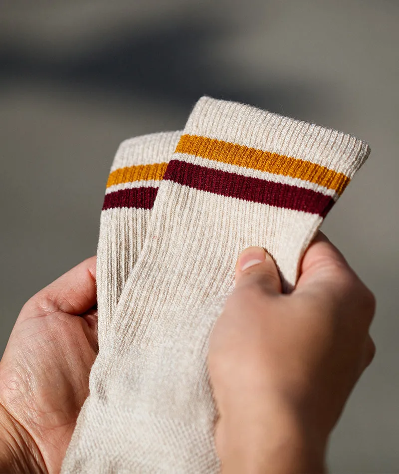 Everyday Merino Crew Socks Sand
