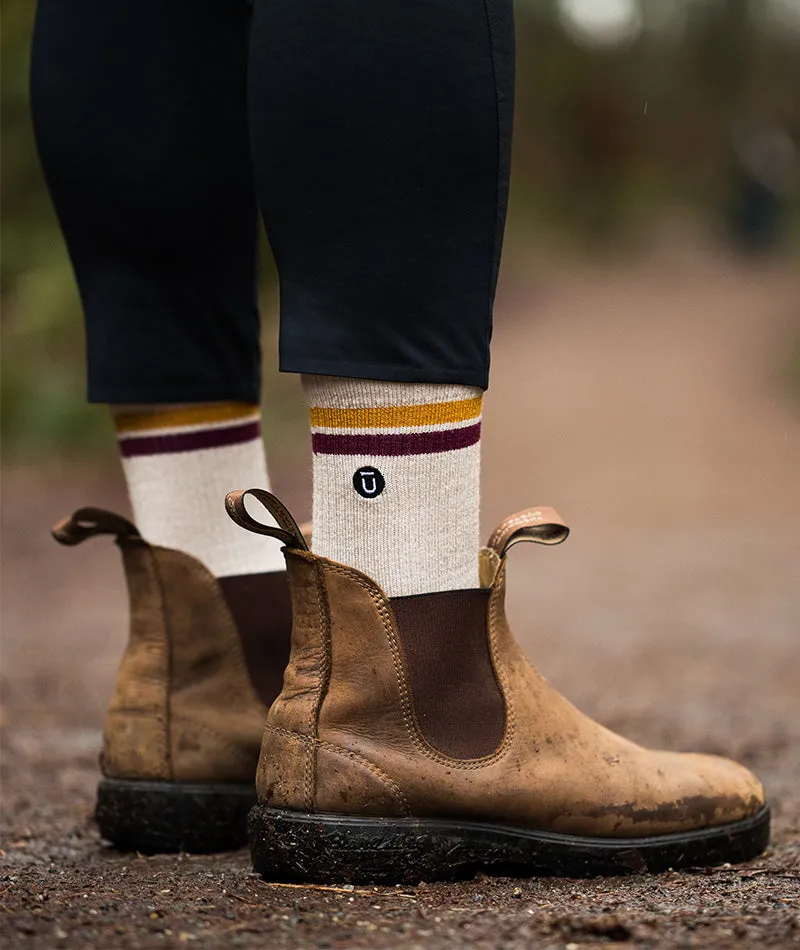 Everyday Merino Crew Socks Sand