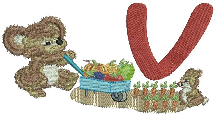 Fuzzy Alphabet Combo