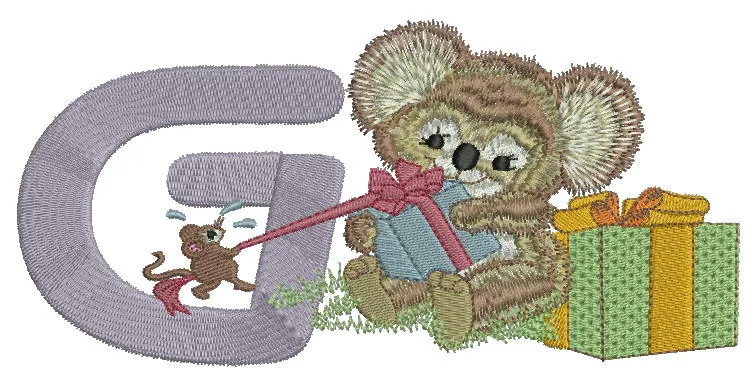 Fuzzy Alphabet Combo