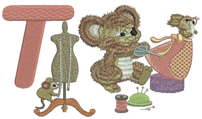 Fuzzy Alphabet Combo