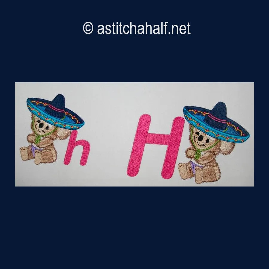 Fuzzy Letter Hh