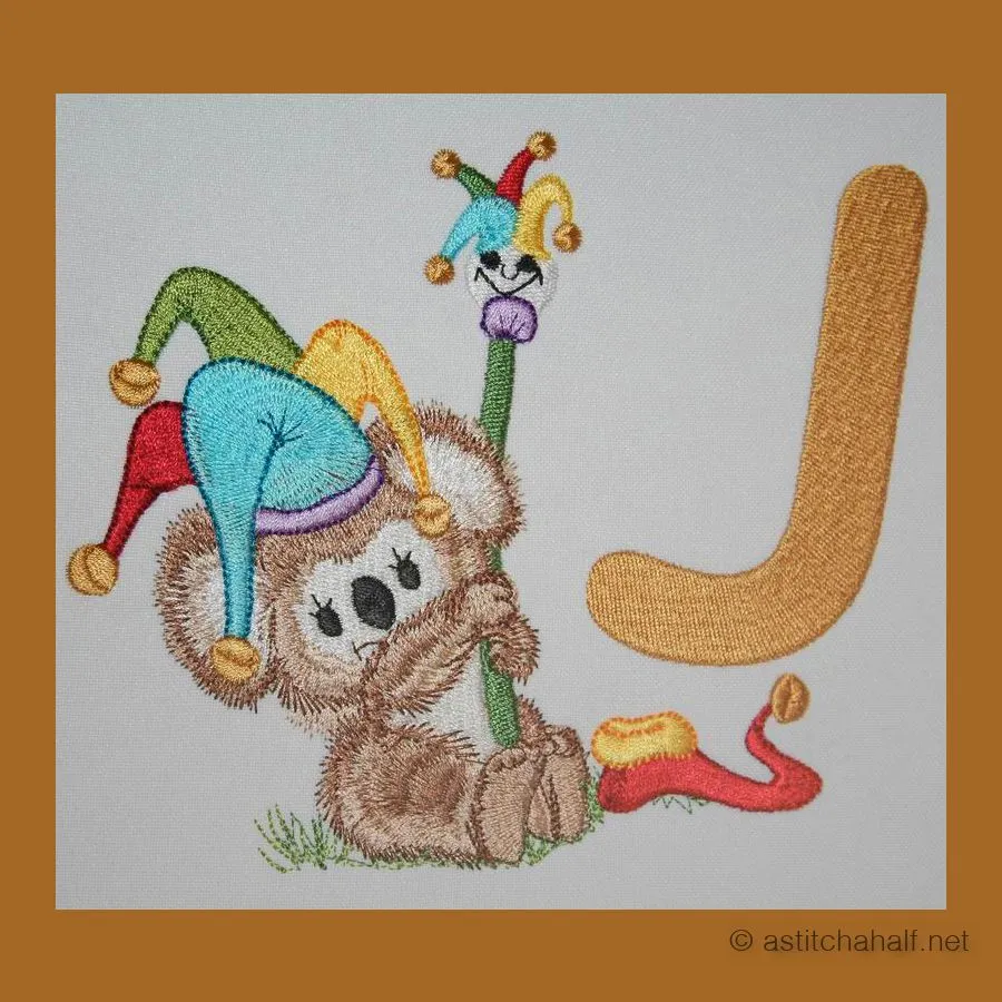 Fuzzy Letter Jj