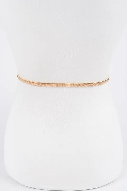 Gold Infinity Stretch Belt