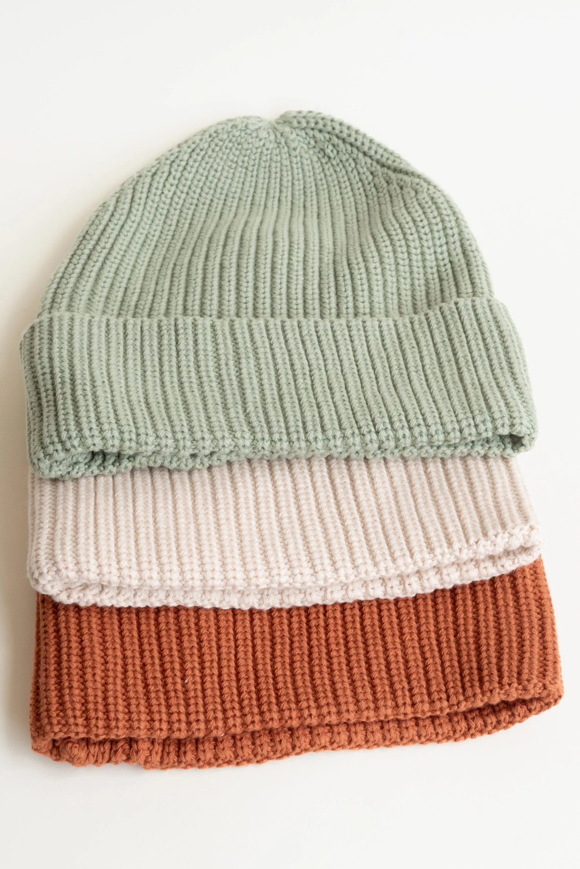 Little Organic Co. Organic Cotton Knit Beanies