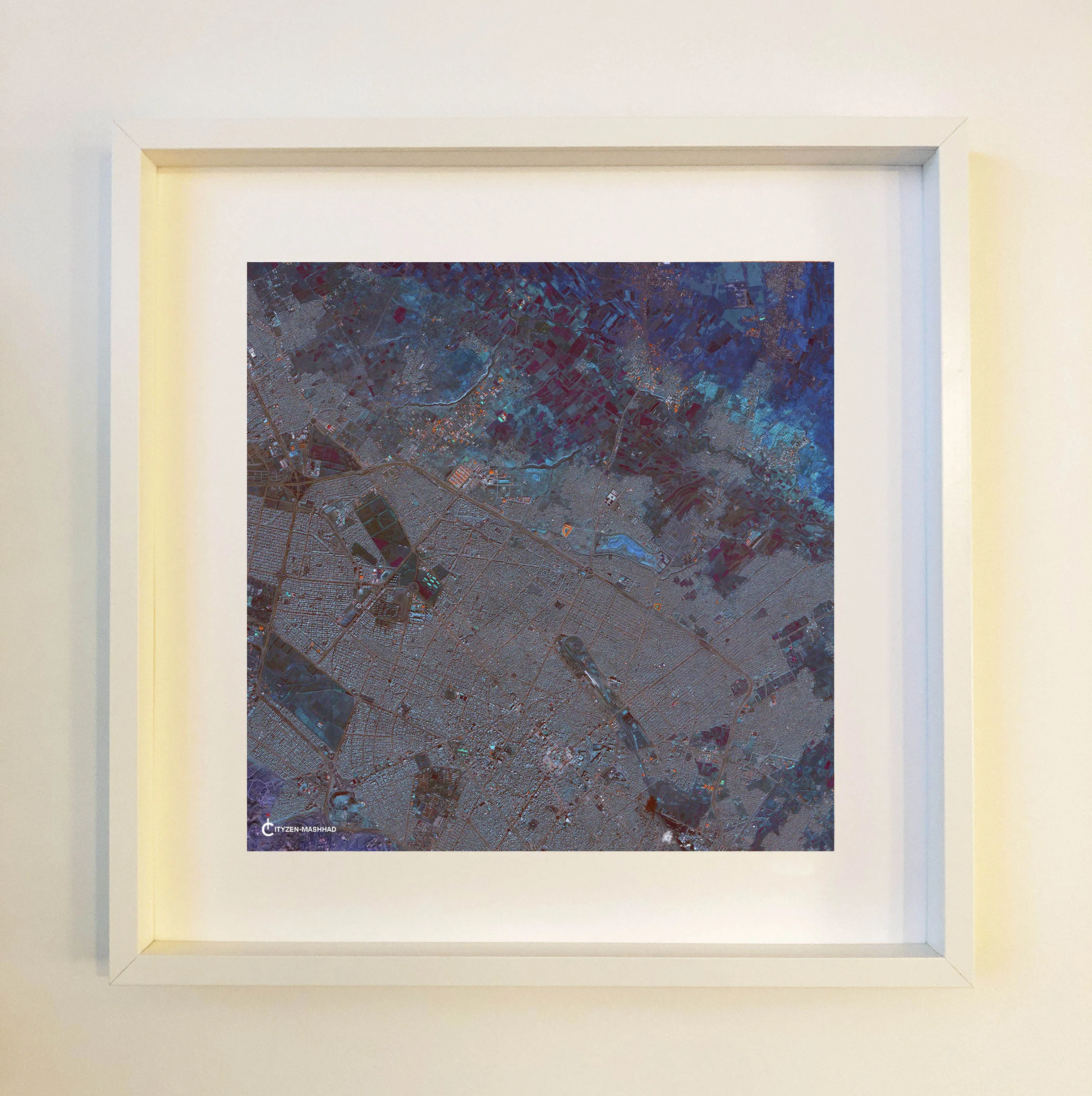 Mashhad Scarf Framed