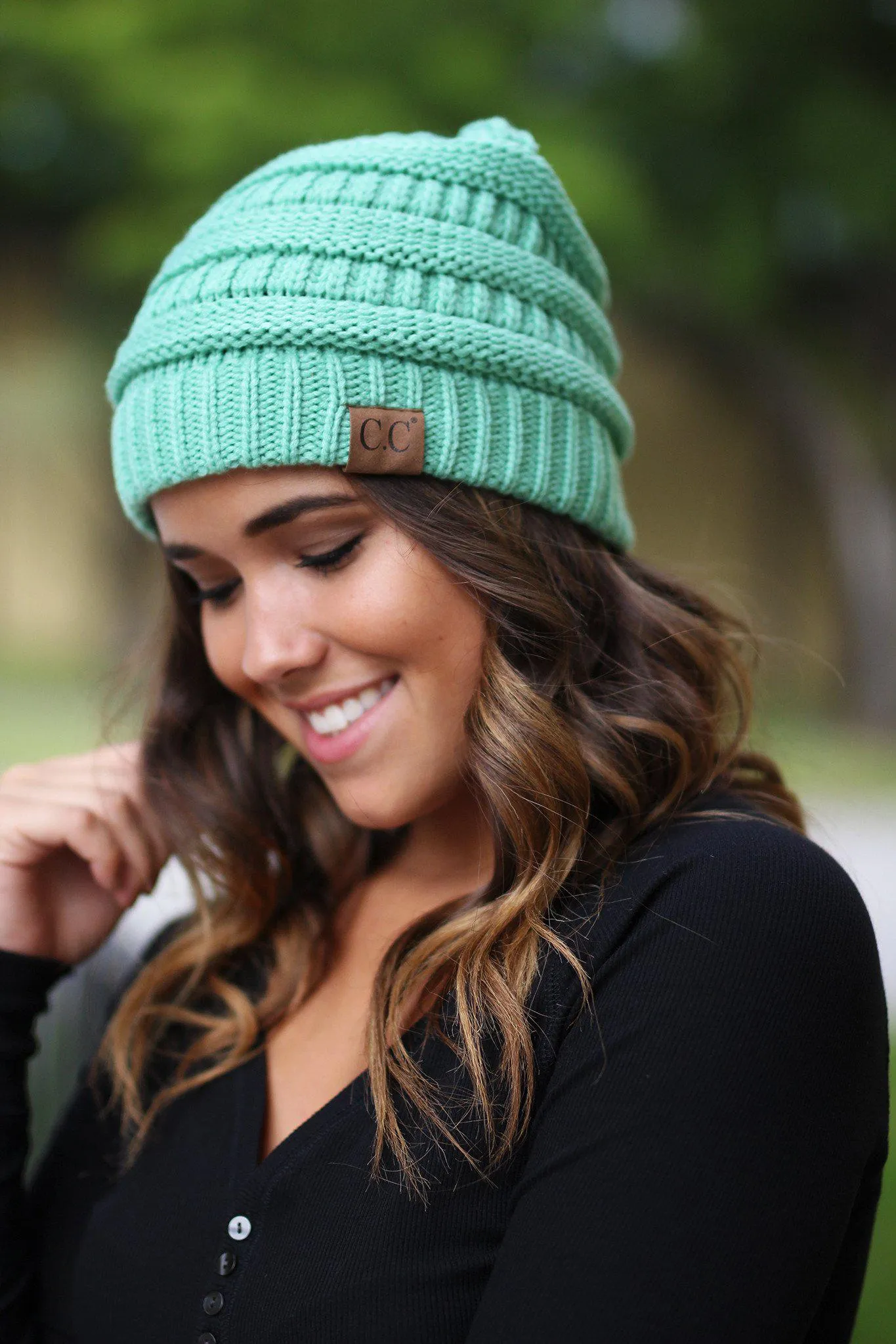 Mint Knit Beanie
