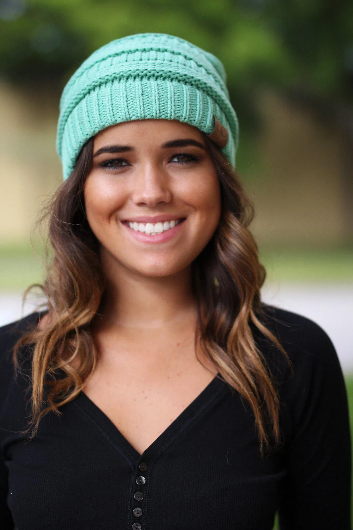 Mint Knit Beanie