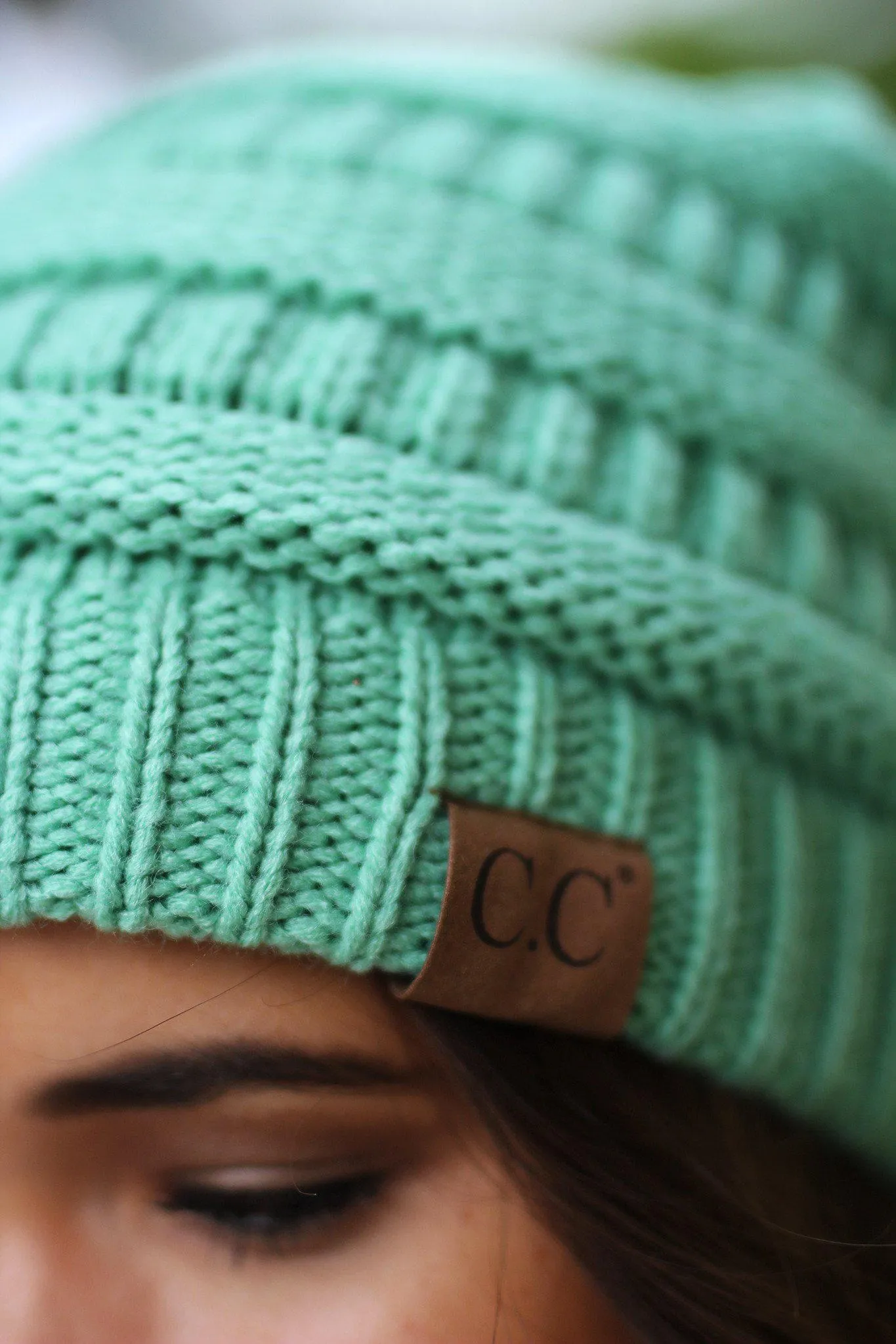 Mint Knit Beanie