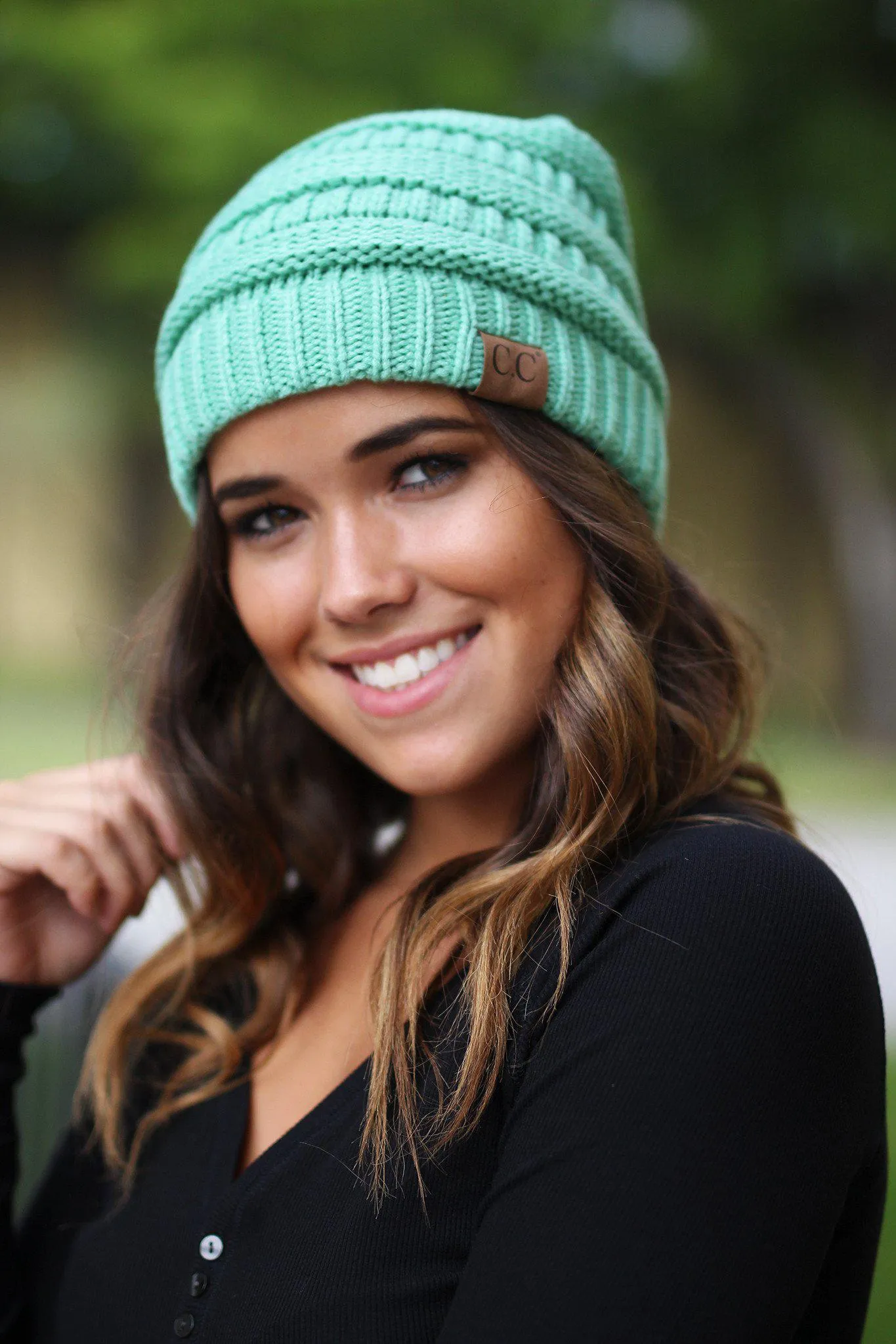 Mint Knit Beanie
