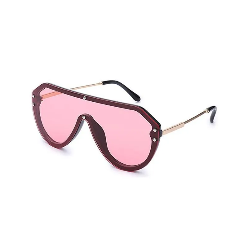 Oversized Mirrored Sunglasses