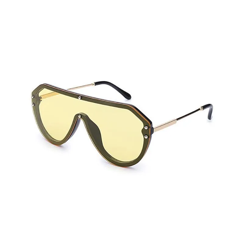 Oversized Mirrored Sunglasses