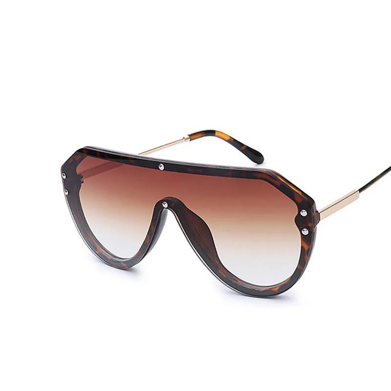 Oversized Mirrored Sunglasses