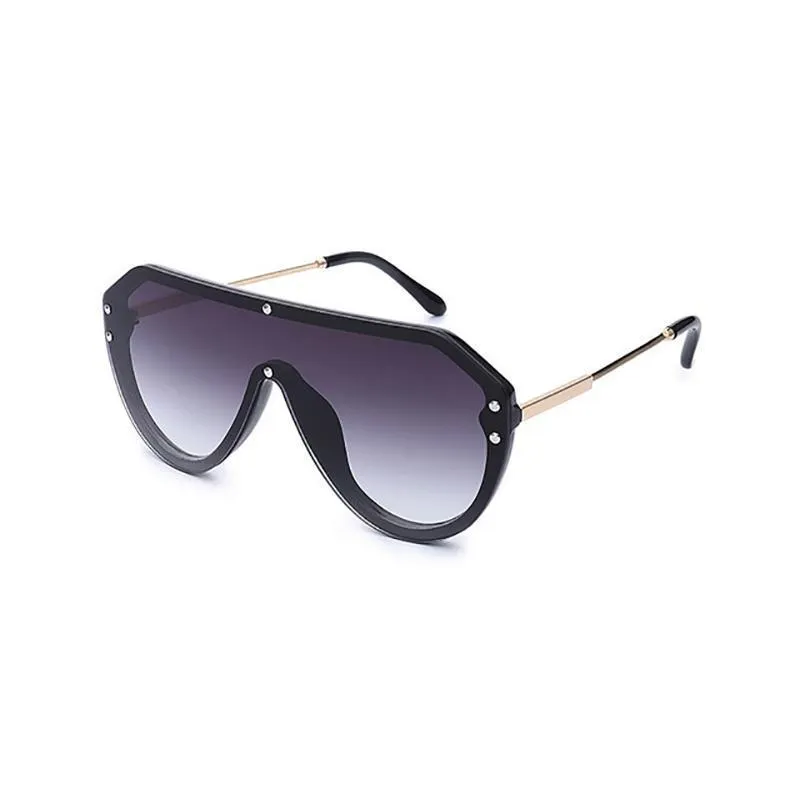Oversized Mirrored Sunglasses