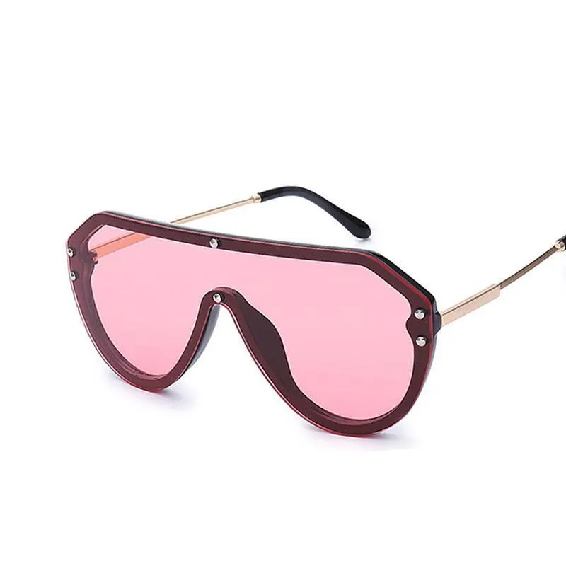 Oversized Mirrored Sunglasses