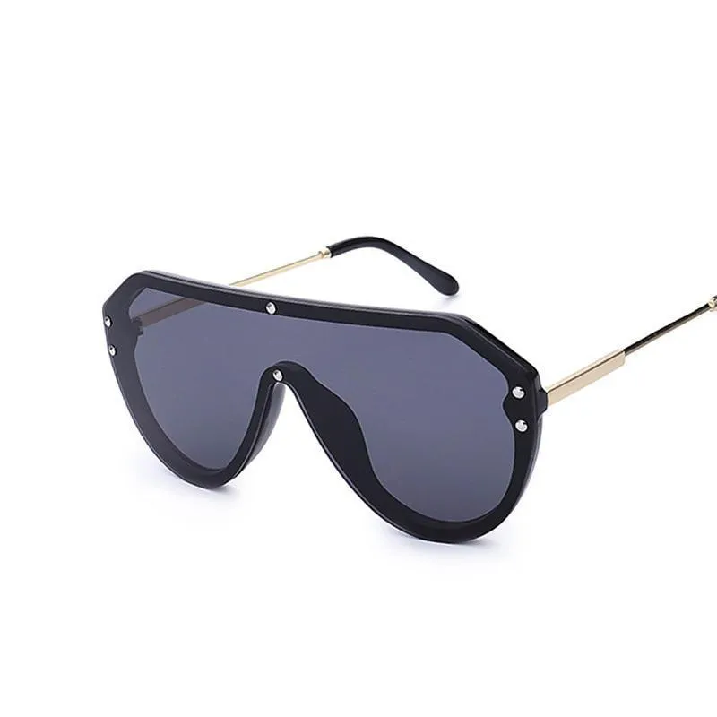 Oversized Mirrored Sunglasses