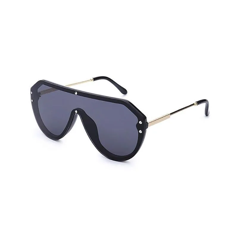 Oversized Mirrored Sunglasses