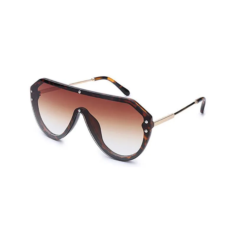 Oversized Mirrored Sunglasses