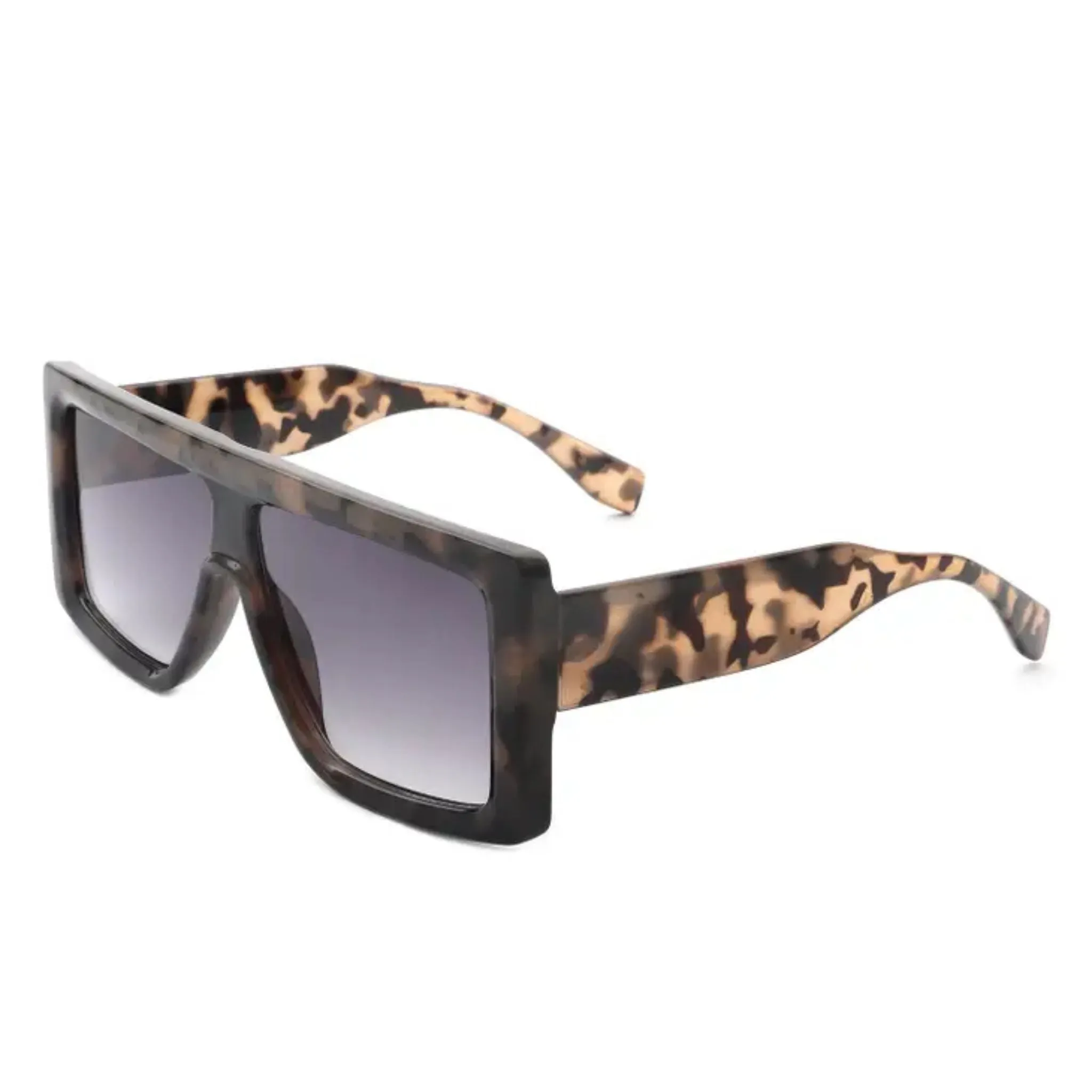 Oversized Retro Aviator Sunglasses