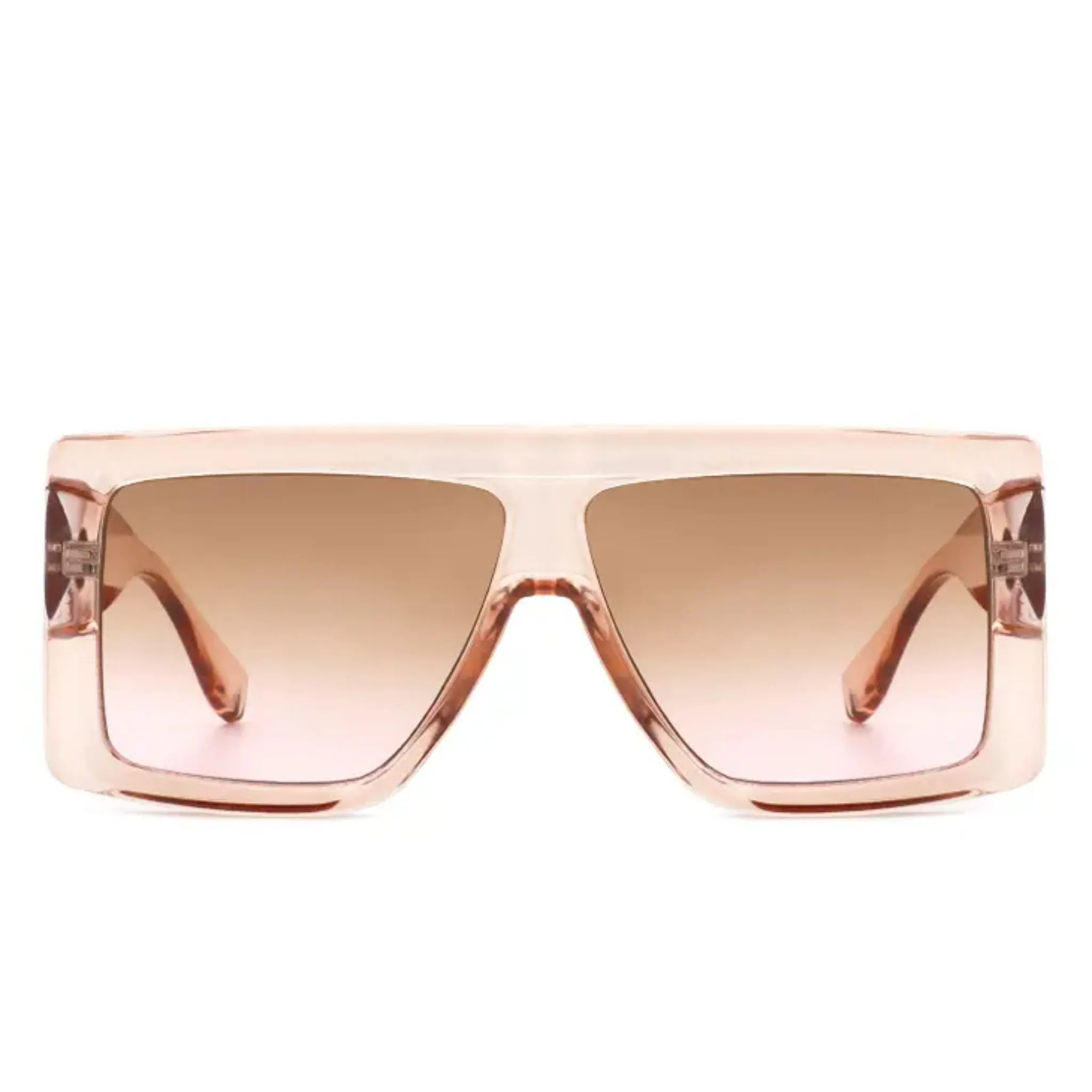 Oversized Retro Aviator Sunglasses