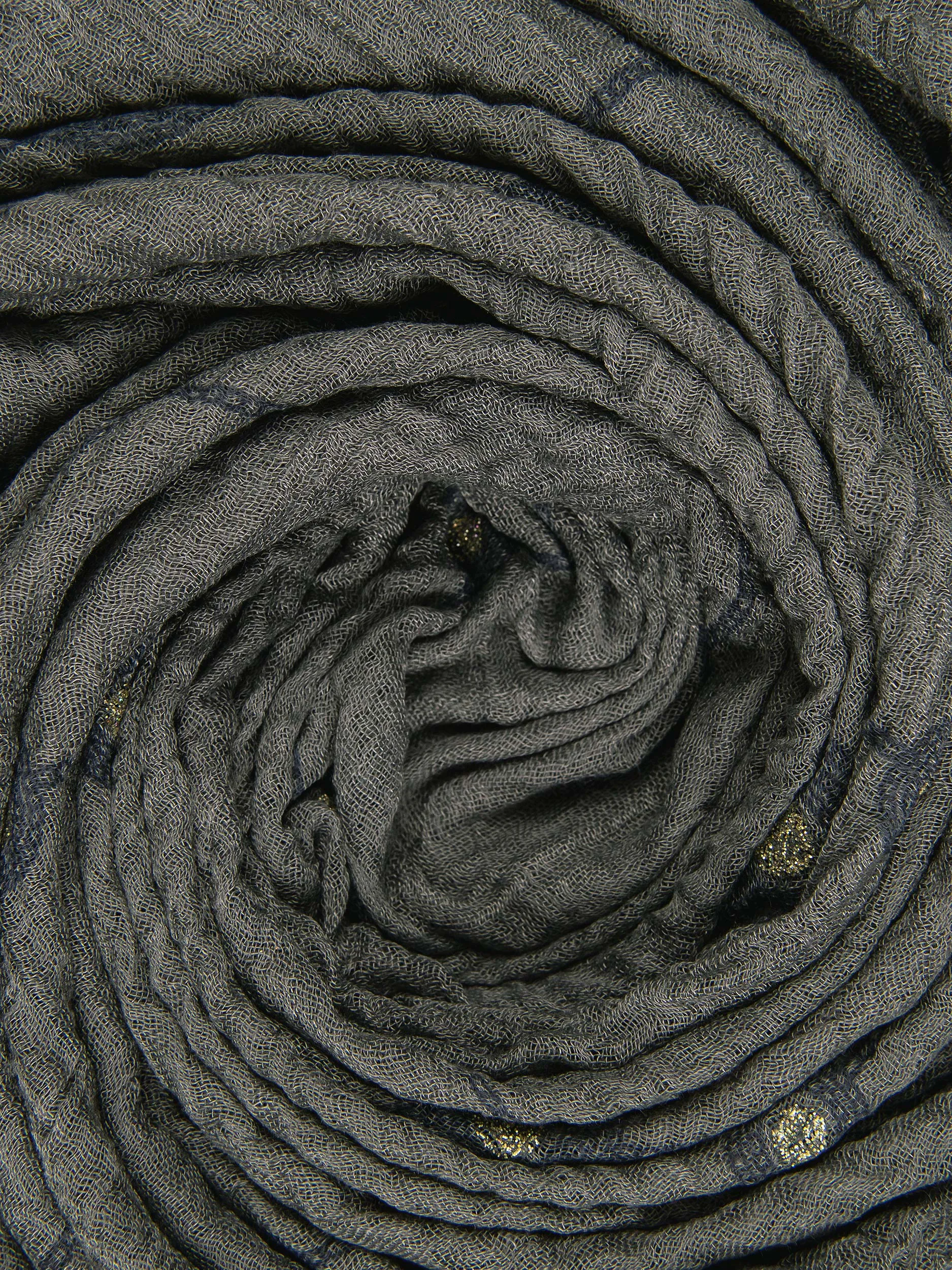 Printed Glitter Viscose Scarf