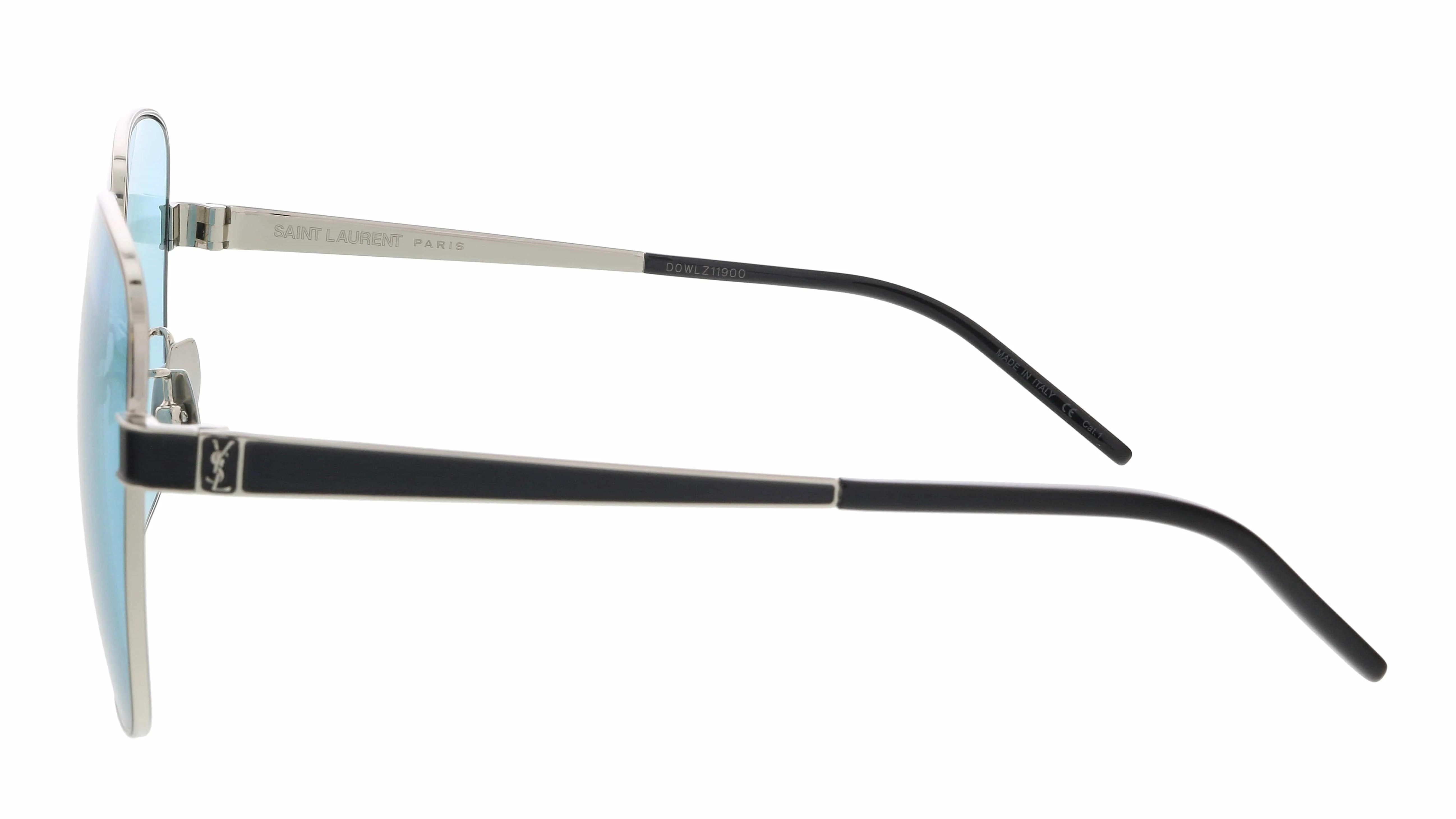 Saint Laurent SL M75-008 Silver Square Sunglasses