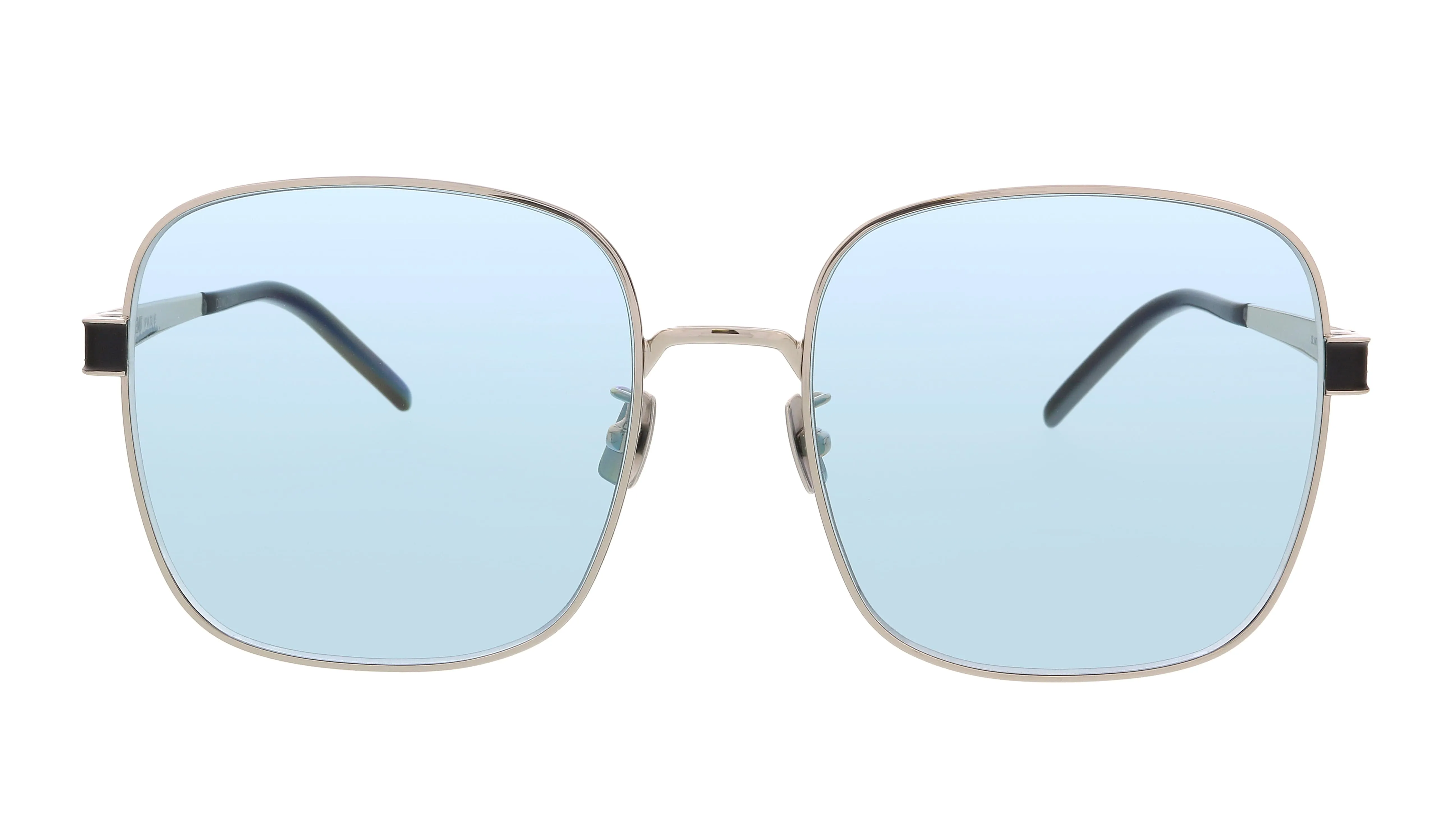 Saint Laurent SL M75-008 Silver Square Sunglasses