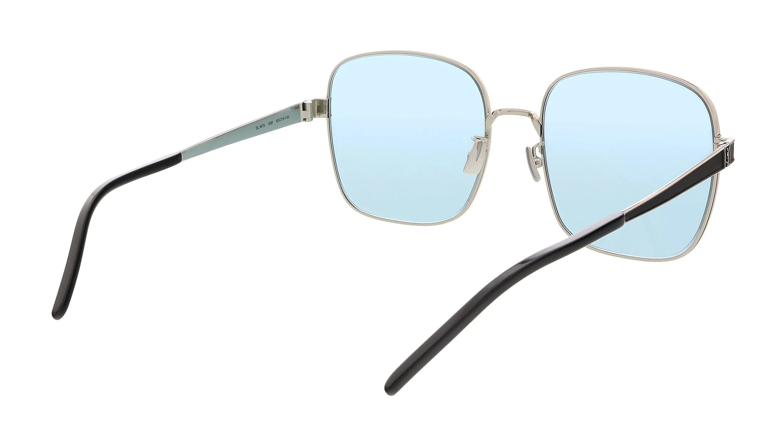 Saint Laurent SL M75-008 Silver Square Sunglasses
