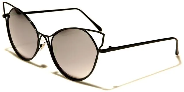 VG Metal Retro Cat Eye Sunglasses for women