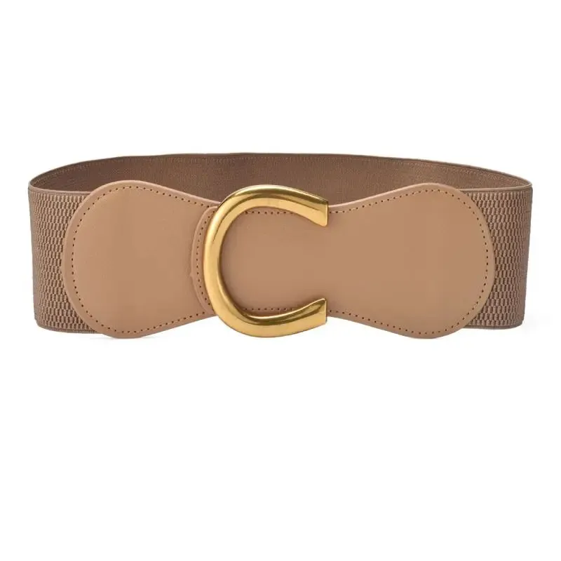Wide Elastic Waist Belt
